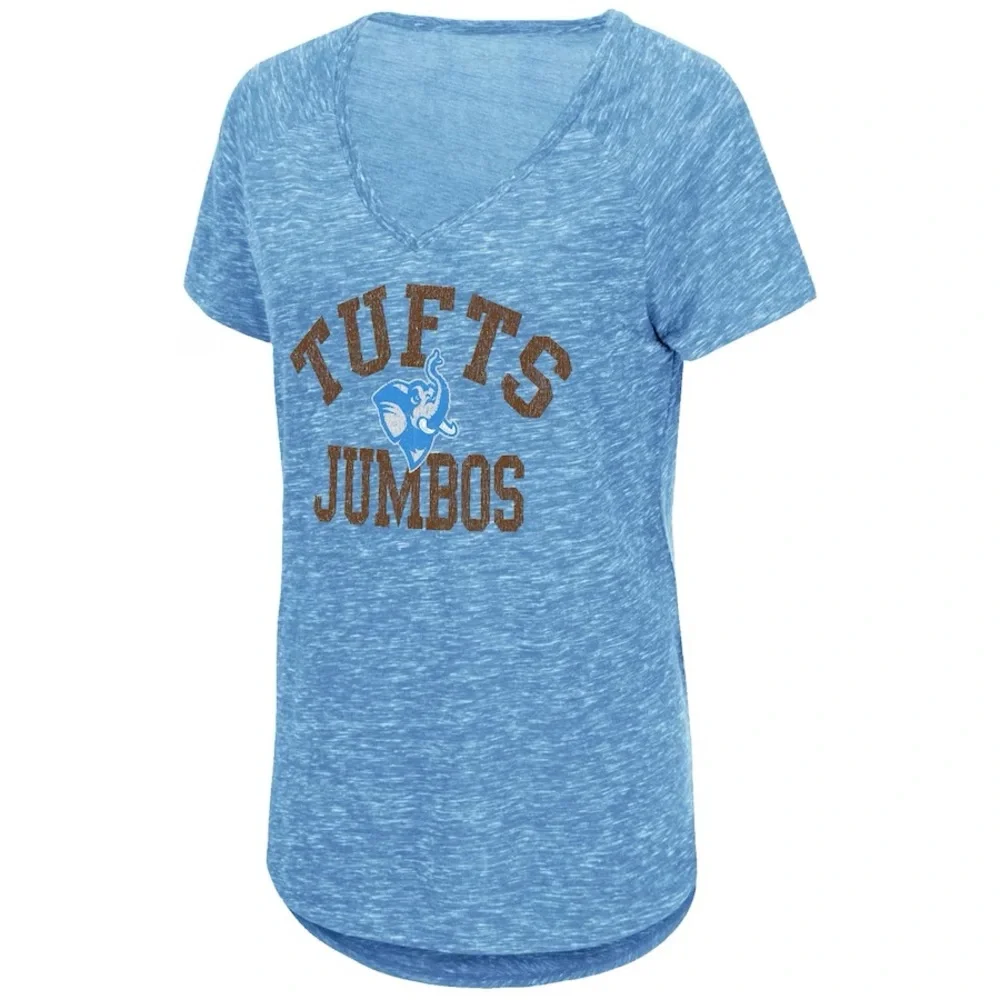 Blue Tufts University Jumbos Women’s Tshirt NWT - S - Picture 1 of 1